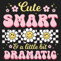 Cute Smart And A Little Bit Dramatic Retro  Women's Sweatshirt thumb 2