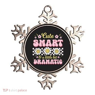 Cute Smart And A Little Bit Dramatic Retro  Ornament
