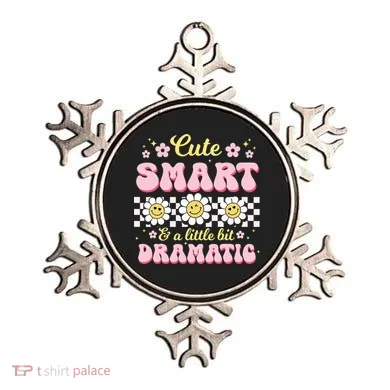 Cute Smart And A Little Bit Dramatic Retro  Ornament
