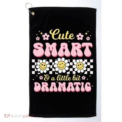 Cute Smart And A Little Bit Dramatic Retro  Golf Towel