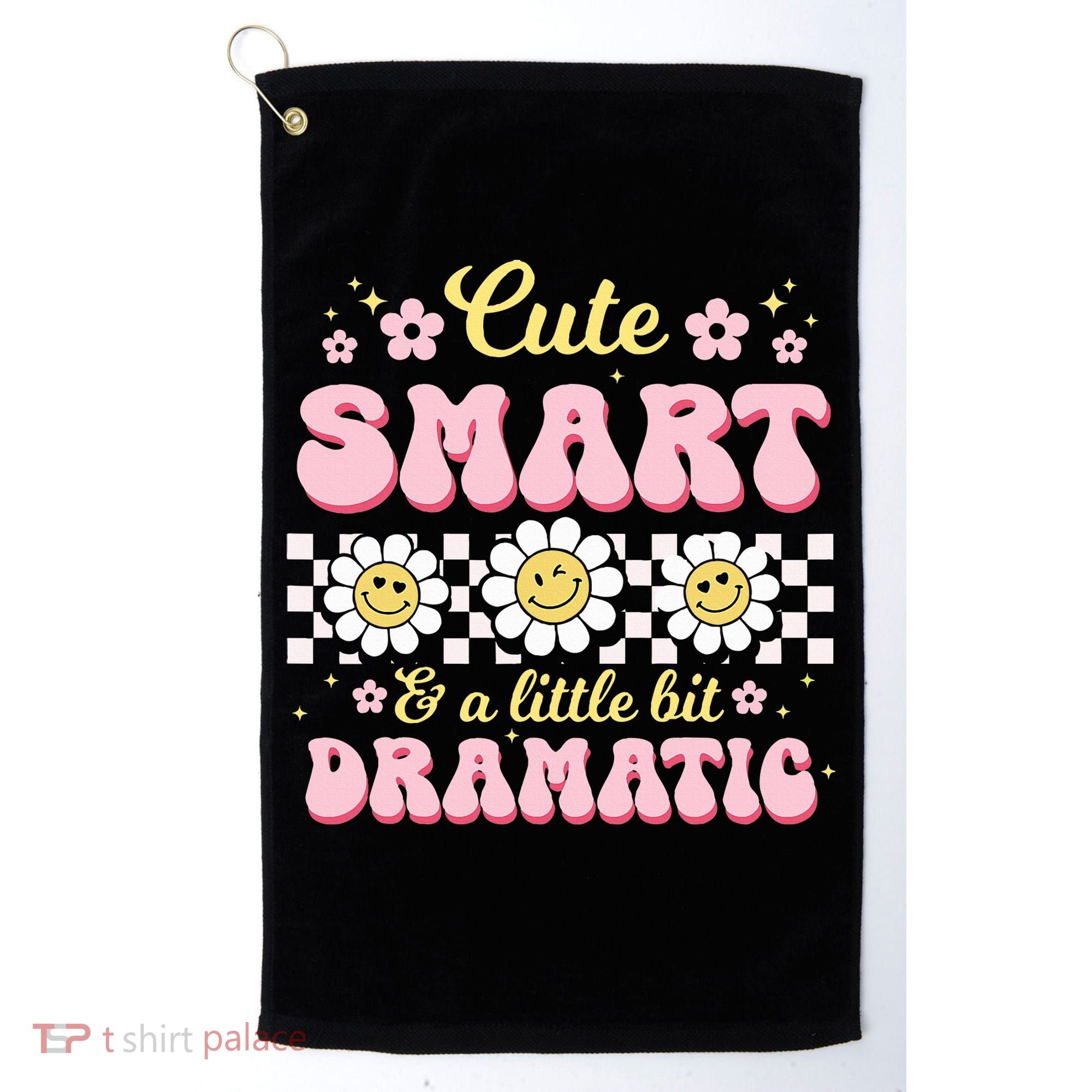 Cute Smart And A Little Bit Dramatic Retro  Golf Towel