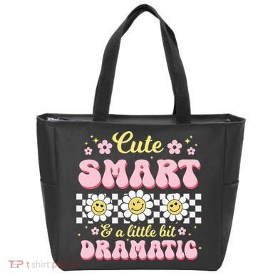 Cute Smart And A Little Bit Dramatic Retro  Tote Bag