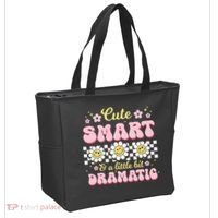 Cute Smart And A Little Bit Dramatic Retro  Tote Bag thumb 2
