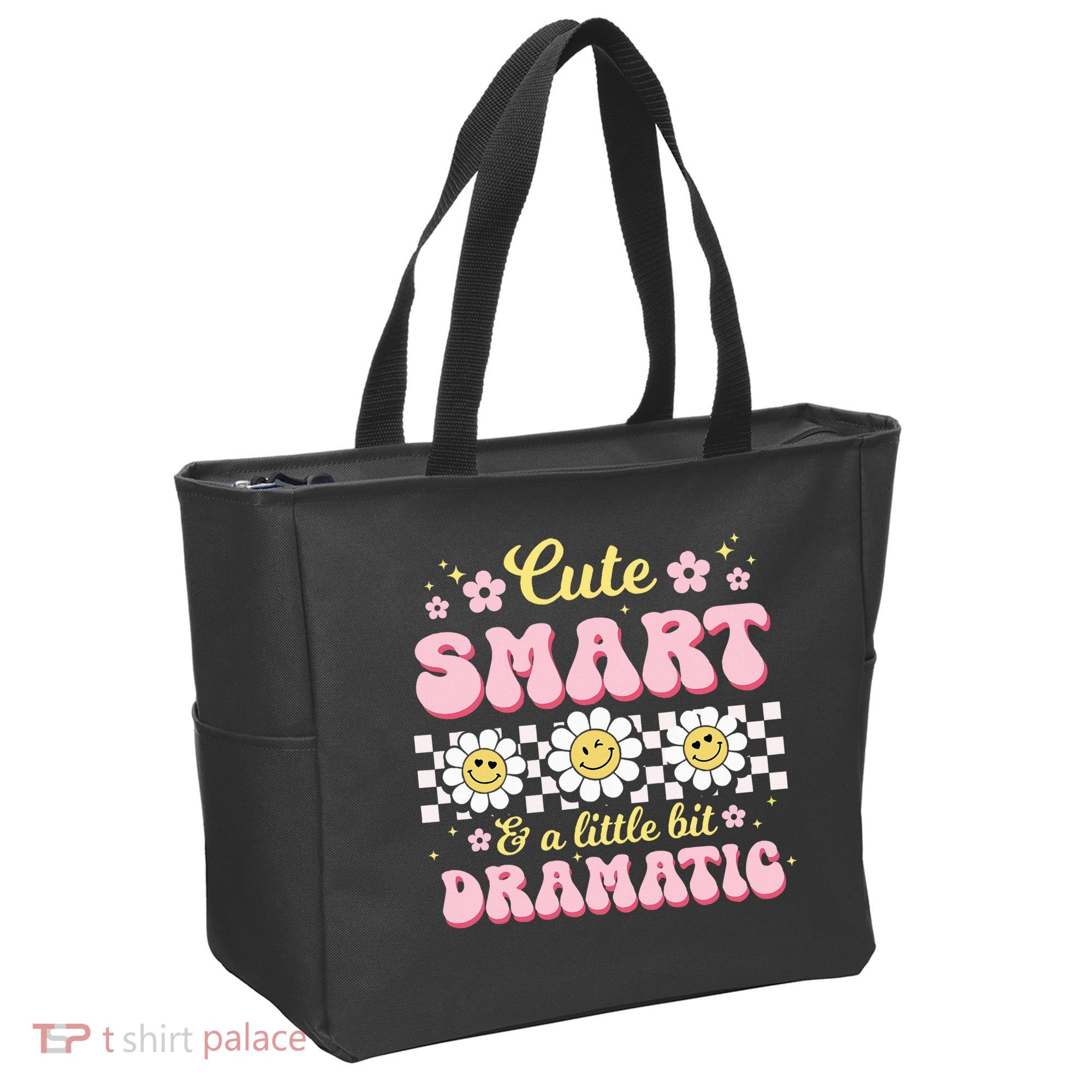 Cute Smart And A Little Bit Dramatic Retro  Tote Bag