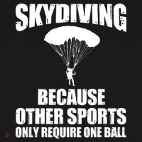 Cool Skydiving Art For Men Women Skydive Parachute Skydiver Backpack thumb 2