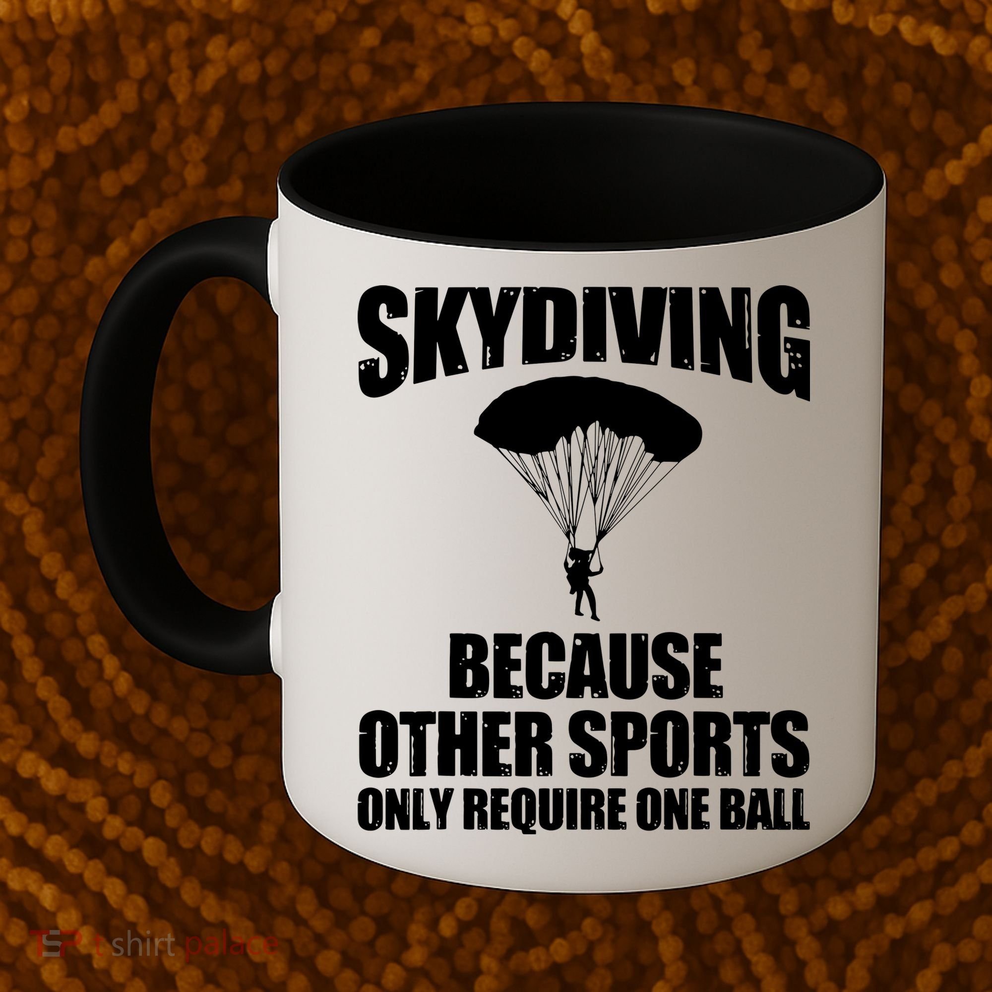 Cool Skydiving Art For Men Women Skydive Parachute Skydiver Coffee Mug