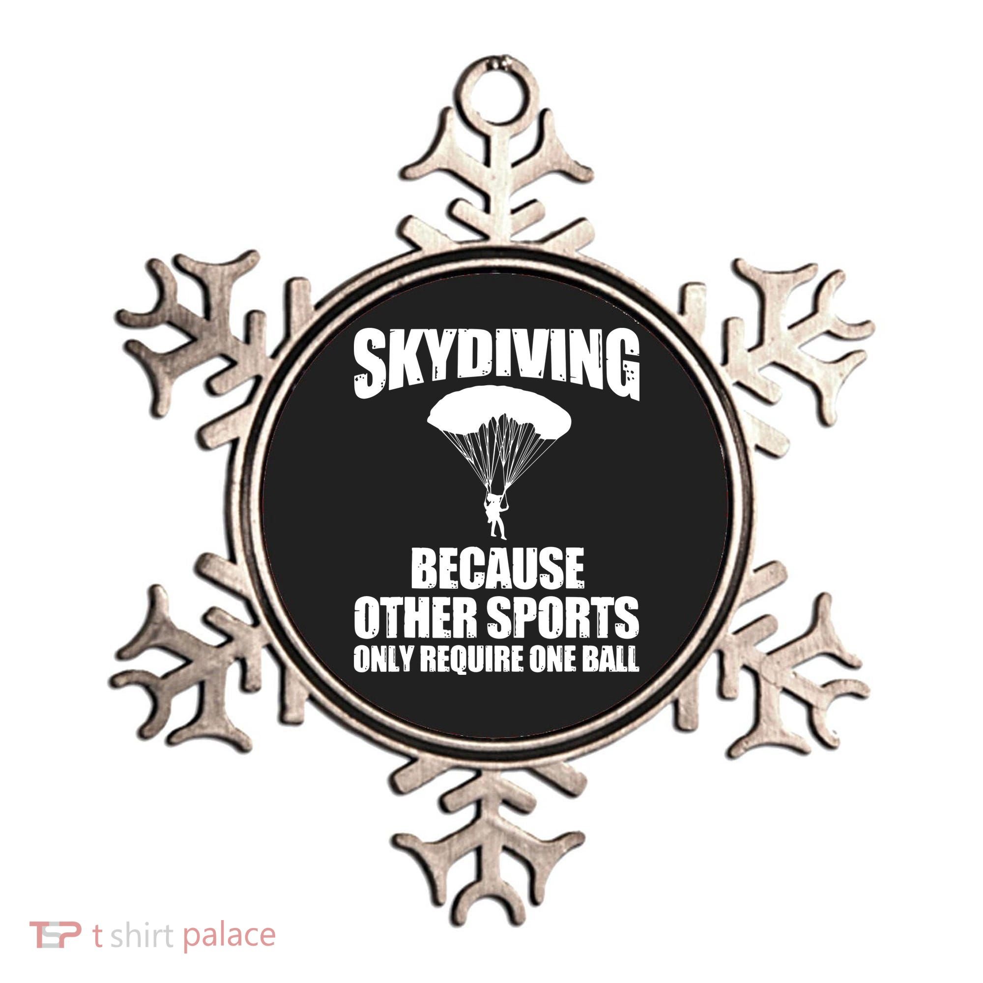 Cool Skydiving Art For Men Women Skydive Parachute Skydiver Ornament