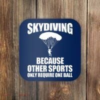 Cool Skydiving Art For Men Women Skydive Parachute Skydiver Coaster thumb 0