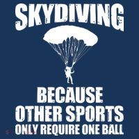 Cool Skydiving Art For Men Women Skydive Parachute Skydiver Mousepad thumb 1