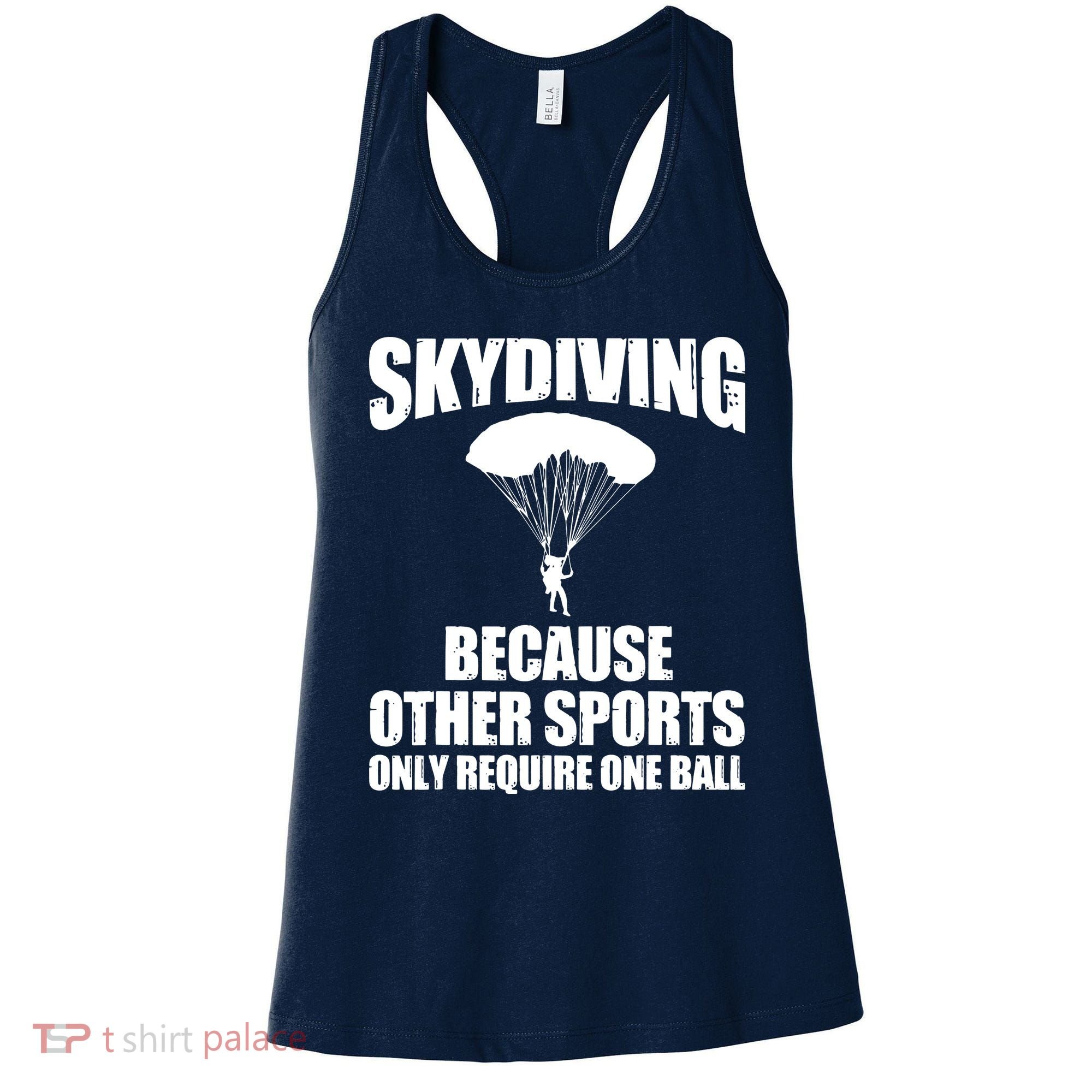 Cool Skydiving Art For Men Women Skydive Parachute Skydiver Women's Tank Top