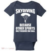 Cool Skydiving Art For Men Women Skydive Parachute Skydiver Baby Bodysuit thumb 0