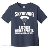 Cool Skydiving Art For Men Women Skydive Parachute Skydiver Toddler T-Shirt thumb 0