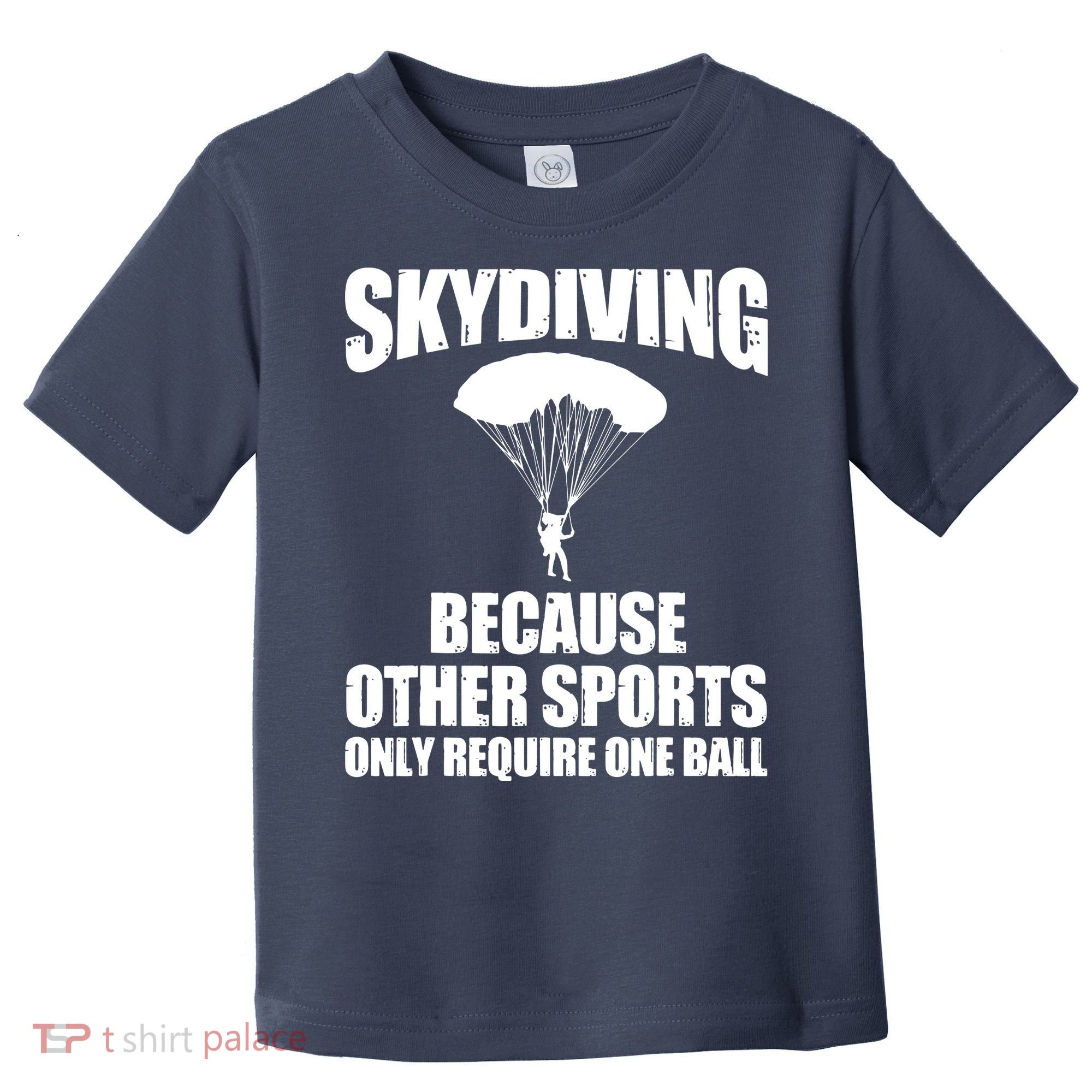 Cool Skydiving Art For Men Women Skydive Parachute Skydiver Toddler T-Shirt