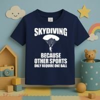 Cool Skydiving Art For Men Women Skydive Parachute Skydiver Toddler T-Shirt thumb 3