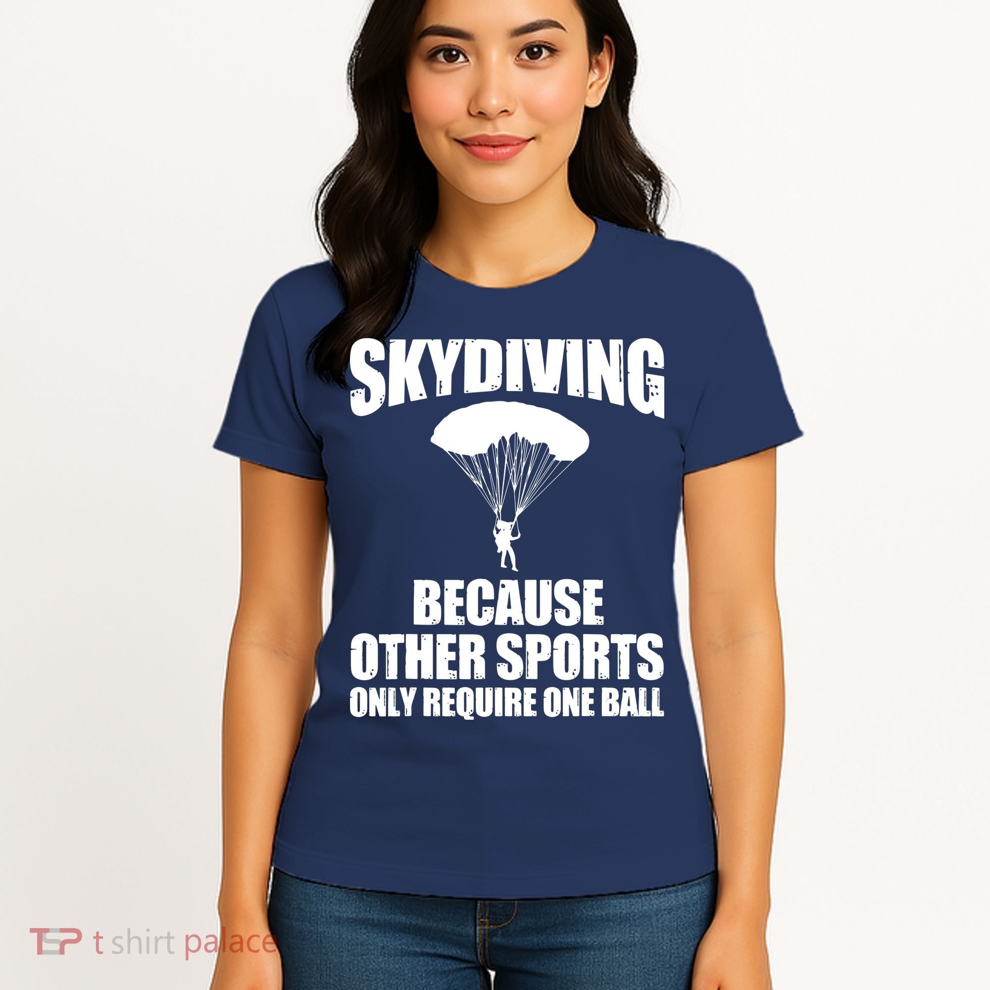 Cool Skydiving Art For Men Women Skydive Parachute Skydiver Women's T-Shirt