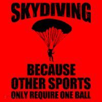 Cool Skydiving Art For Men Women Skydive Parachute Skydiver Santa Hat thumb 1