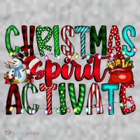 Christmas Spirit Activate Funny Christmas Xmas Sweatshirt thumb 2