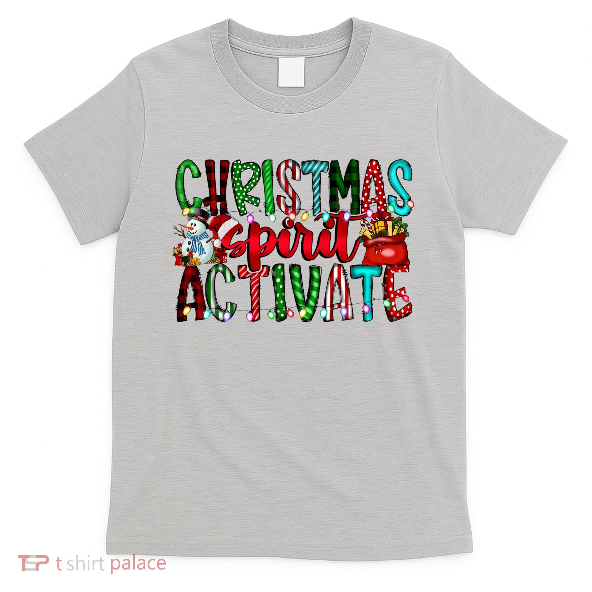 Christmas Spirit Activate Funny Christmas Xmas T-Shirt