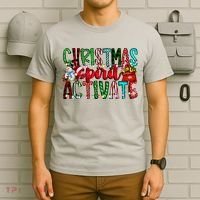 Christmas Spirit Activate Funny Christmas Xmas T-Shirt thumb 6
