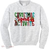 Christmas Spirit Activate Funny Christmas Xmas Kids Sweatshirt thumb 0