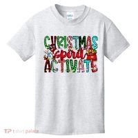 Christmas Spirit Activate Funny Christmas Xmas Kids T-Shirt thumb 0