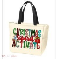 Christmas Spirit Activate Funny Christmas Xmas Tote Bag thumb 3
