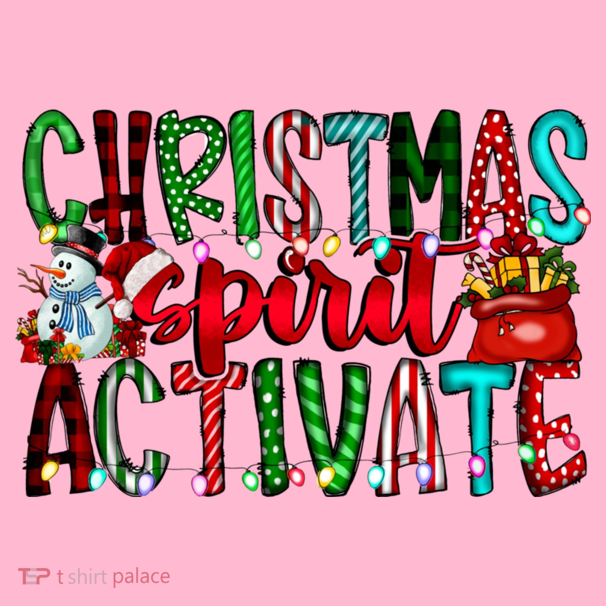 Christmas Spirit Activate Funny Christmas Xmas Coaster
