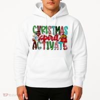 Christmas Spirit Activate Funny Christmas Xmas Hoodie thumb 2