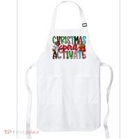 Christmas Spirit Activate Funny Christmas Xmas Apron thumb 0