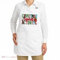 Christmas Spirit Activate Funny Christmas Xmas Apron thumb 2