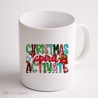 Christmas Spirit Activate Funny Christmas Xmas Coffee Mug thumb 1