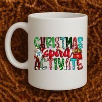 Christmas Spirit Activate Funny Christmas Xmas Coffee Mug thumb 2