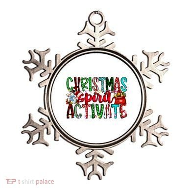 Christmas Spirit Activate Funny Christmas Xmas Ornament