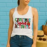 Christmas Spirit Activate Funny Christmas Xmas Women's Tank Top thumb 2
