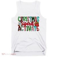 Christmas Spirit Activate Funny Christmas Xmas Tank Top thumb 0