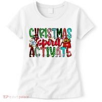 Christmas Spirit Activate Funny Christmas Xmas Women's T-Shirt thumb 0