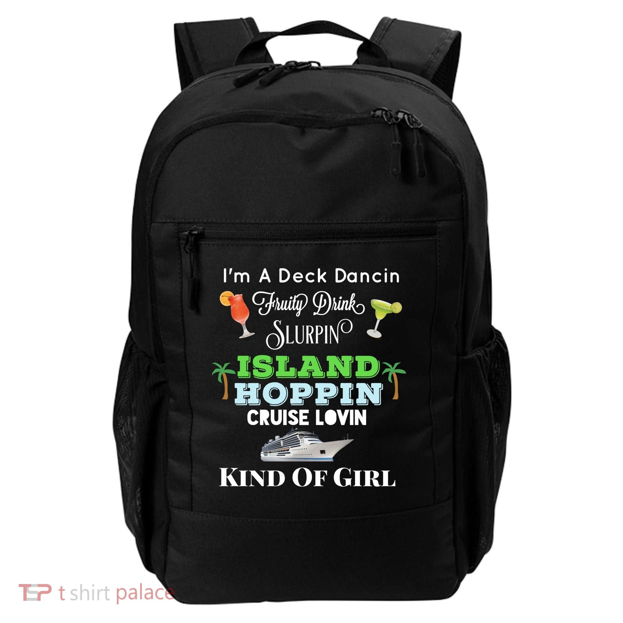 Cruise Ship Accessories Island Hoppin Cruise Boat Gift Backpack
