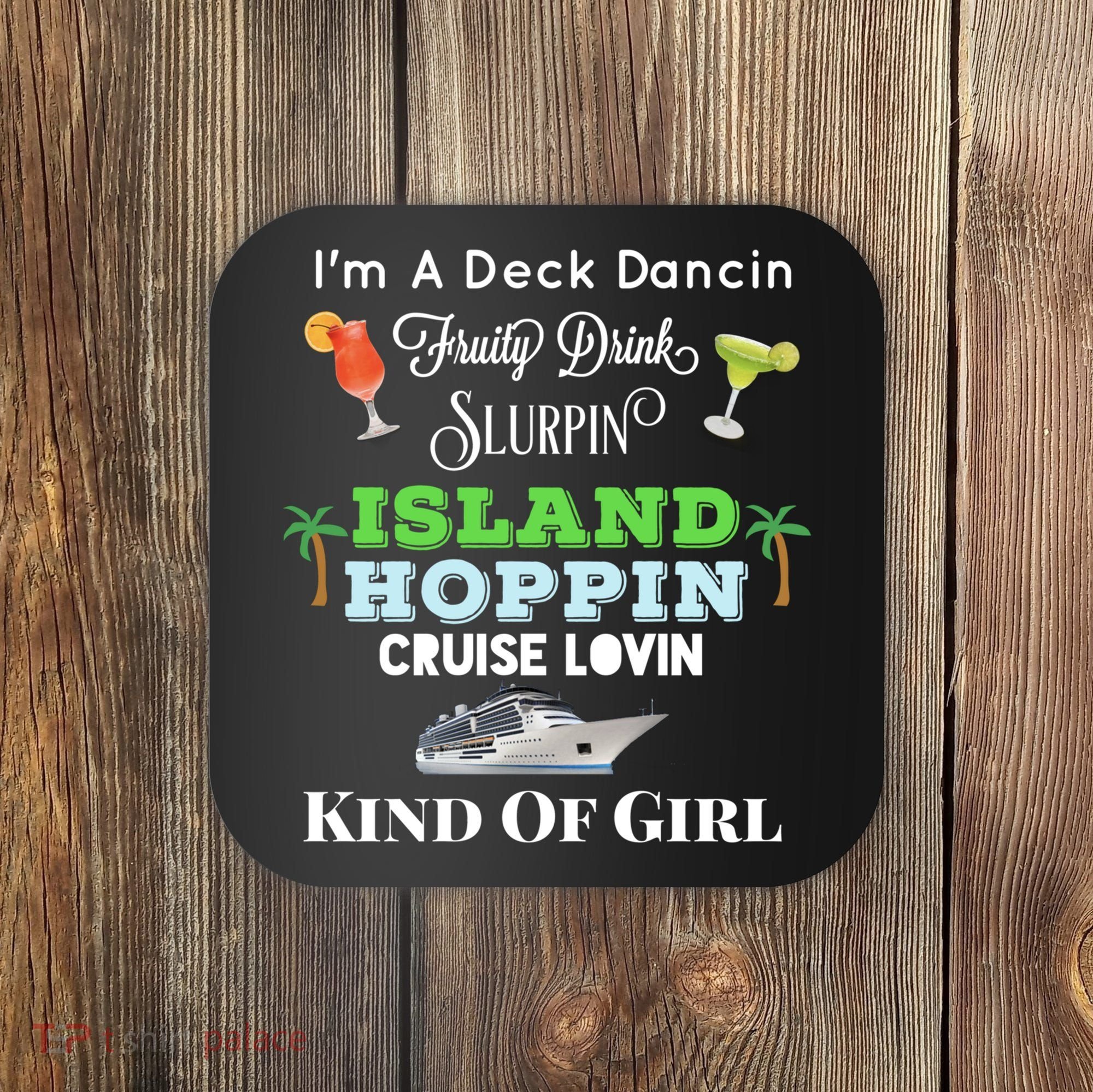 Cruise Ship Accessories Island Hoppin Cruise Boat Gift Coaster