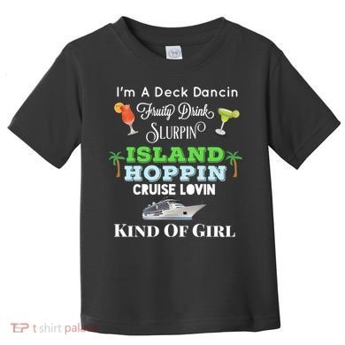 Cruise Ship Accessories Island Hoppin Cruise Boat Gift Toddler T-Shirt