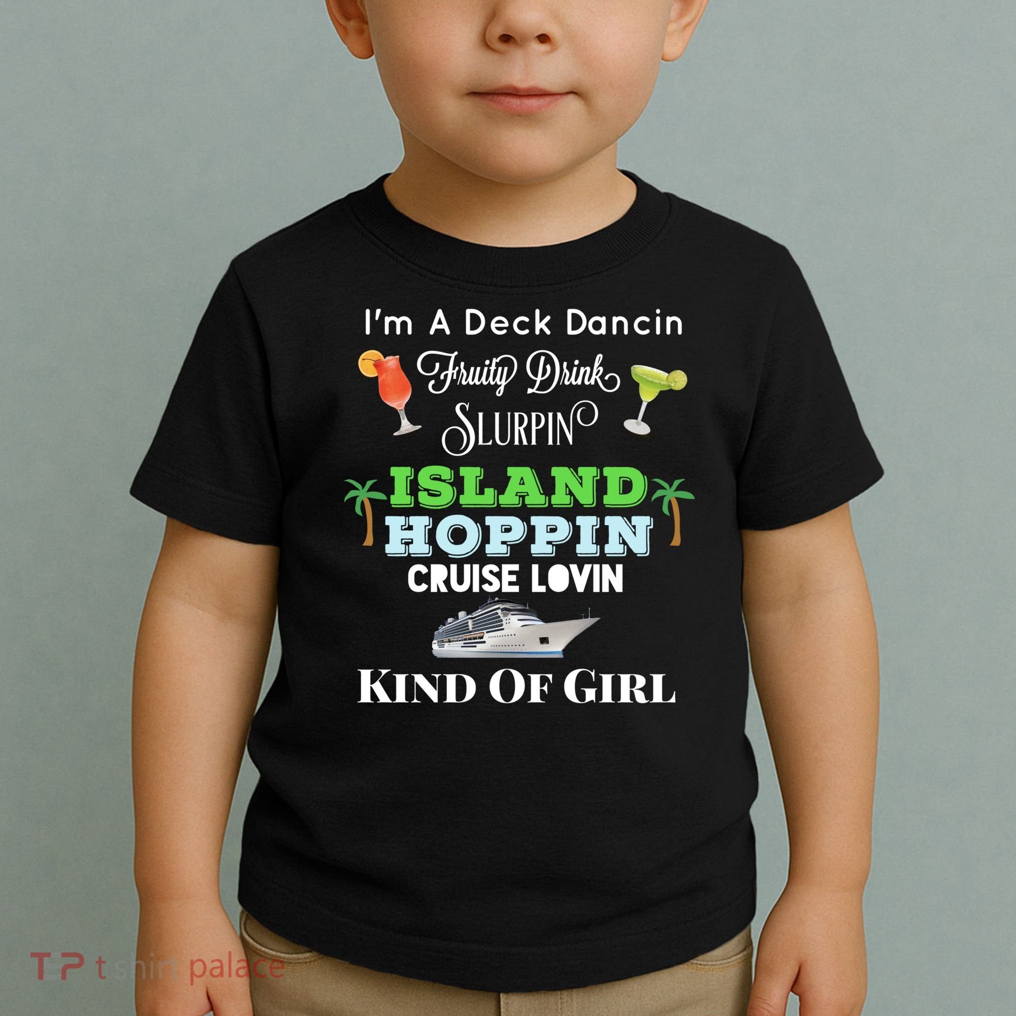 Cruise Ship Accessories Island Hoppin Cruise Boat Gift Toddler T-Shirt