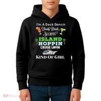 Cruise Ship Accessories Island Hoppin Cruise Boat Gift Kids Hoodie thumb 4