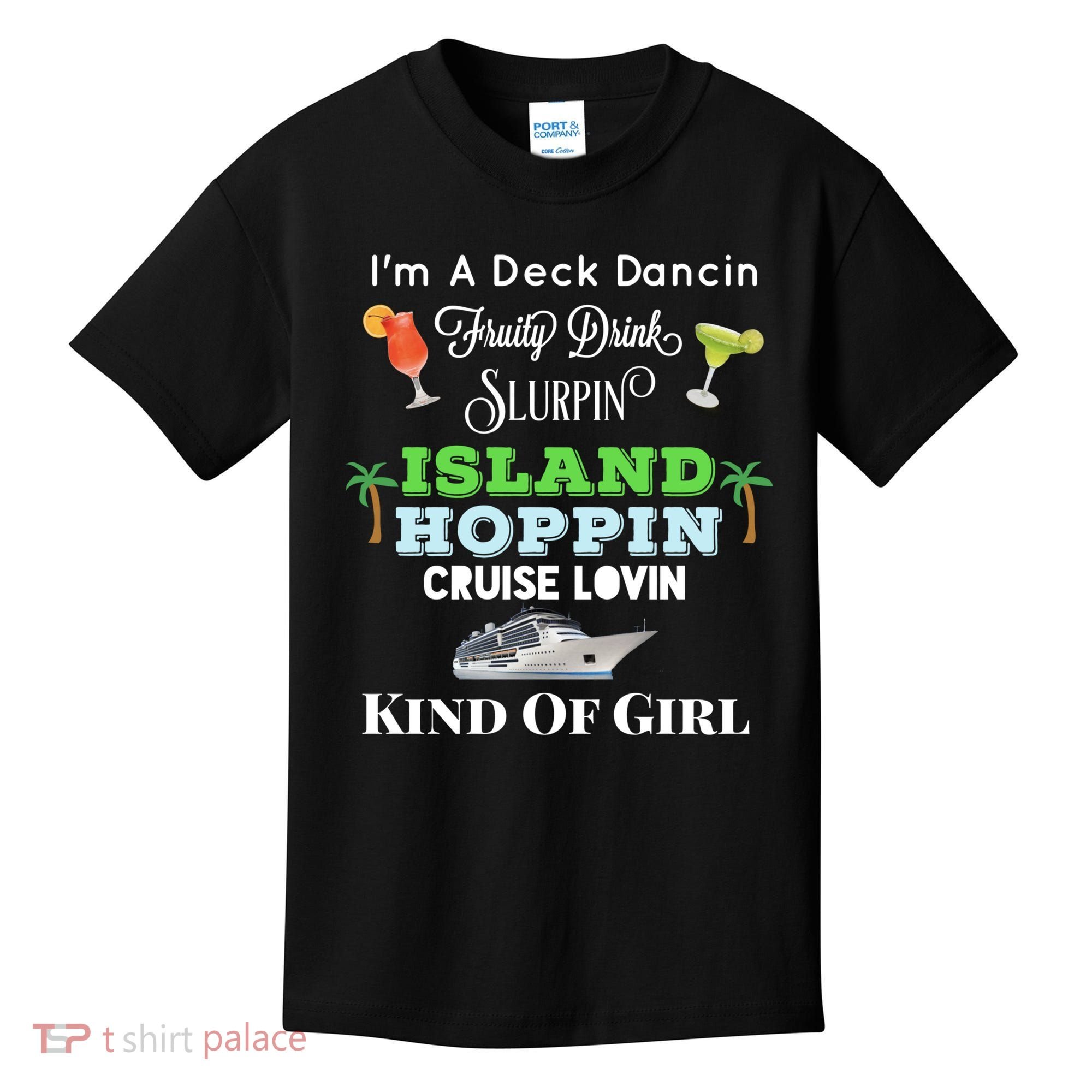 Cruise Ship Accessories Island Hoppin Cruise Boat Gift Kids T-Shirt