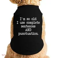 Complete Sentences And Punctuation Grammar Doggie Tank thumb 0