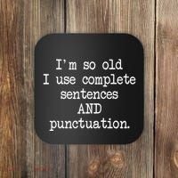 Complete Sentences And Punctuation Grammar Coaster thumb 0