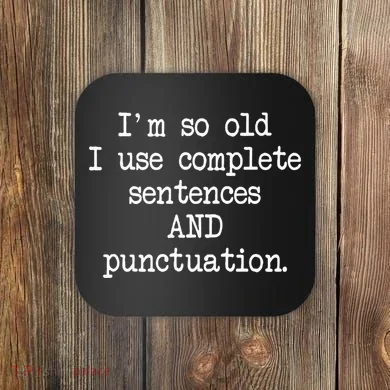 Complete Sentences And Punctuation Grammar Coaster