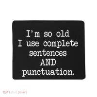 Complete Sentences And Punctuation Grammar Mousepad thumb 0