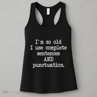 Complete Sentences And Punctuation Grammar Women's Tank Top thumb 3
