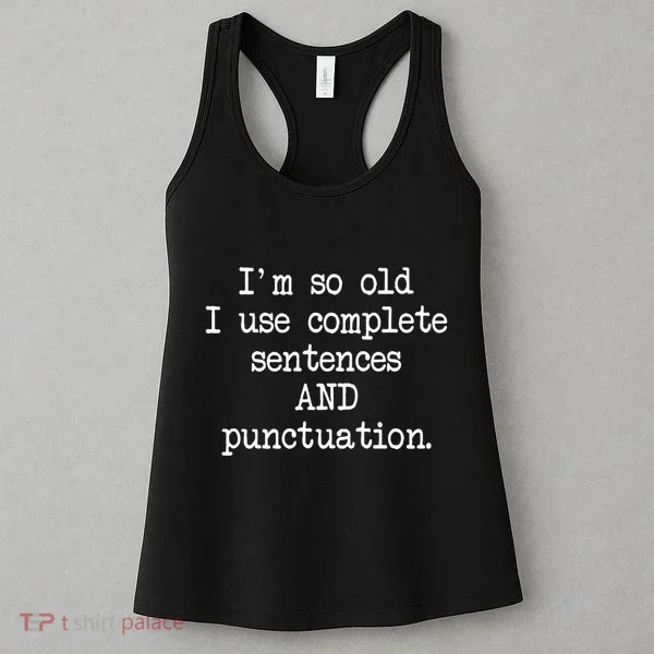 Complete Sentences And Punctuation Grammar Women's Tank Top