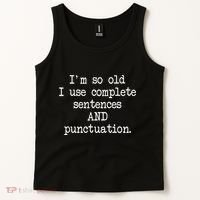 Complete Sentences And Punctuation Grammar Tank Top thumb 2