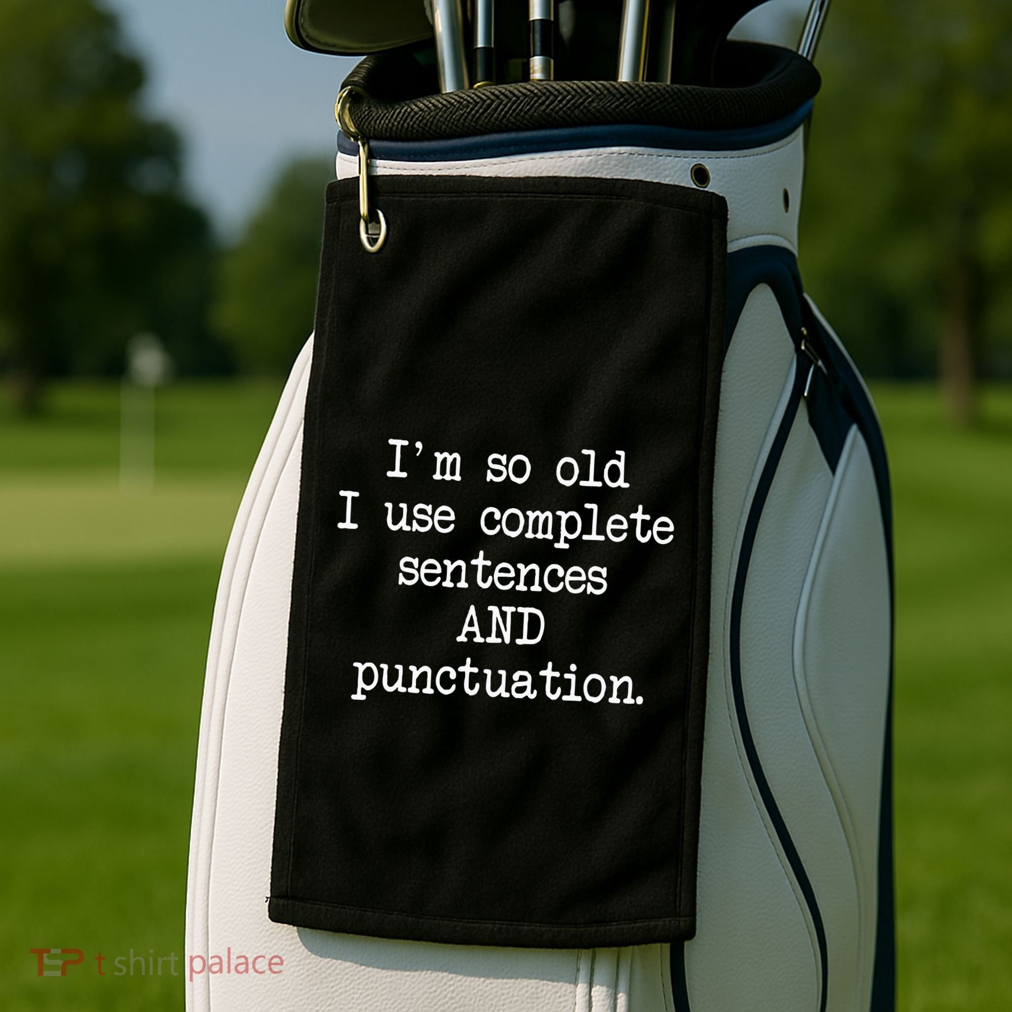 Complete Sentences And Punctuation Grammar Golf Towel
